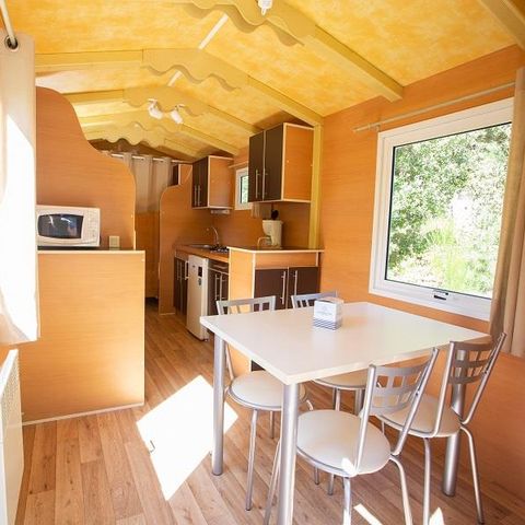 UNUSUAL ACCOMMODATION 4 people - Roulotte Tanargue without sanitary facilities