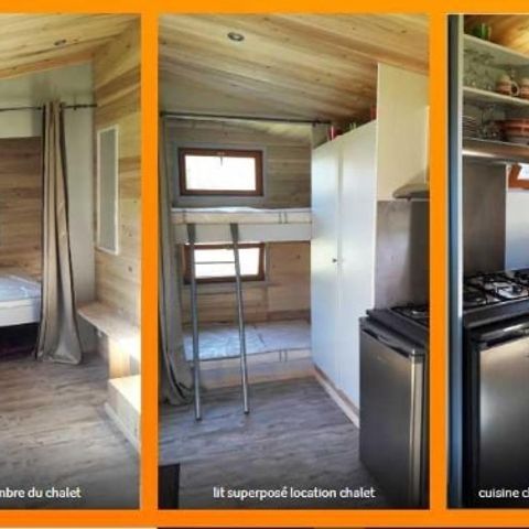 CHALET 4 people - without sanitary facilities