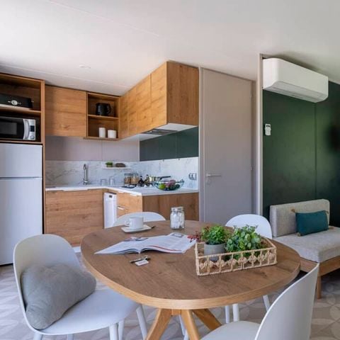 MOBILHOME 8 personas - 2 módulos - 8p 4ch 2sdb Premium clim spa