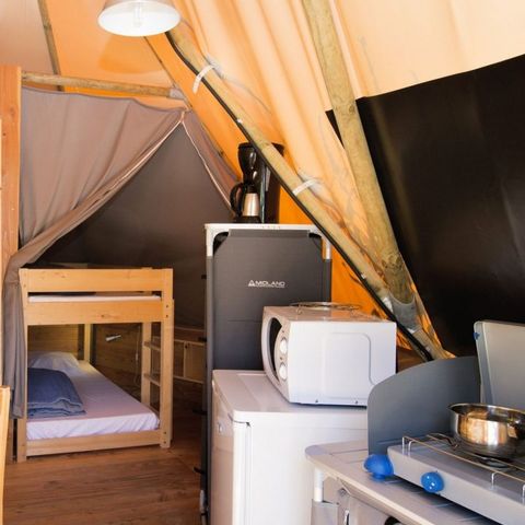 Safaritent 4 personen - Tipi 4pers 2ch ** (in het Frans)