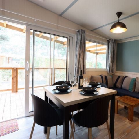 MOBILHOME 6 personnes - MOBILE-HOME "VILLA" 3 chb. 6 pl. 2 SDE