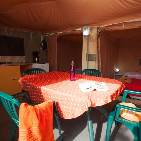 BUNGALOW IN TELA 5 persone - ECUREUIL - Tenda da 20 m²