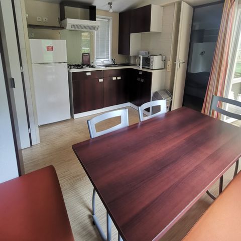 Stacaravan 5 personen - HIRONDELLE - stacaravan 28 m² + TV