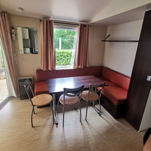 Stacaravan 5 personen - HIRONDELLE - stacaravan 28 m² + TV