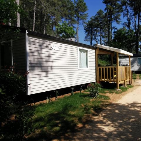 Stacaravan 5 personen - HIRONDELLE - stacaravan 28 m² + TV