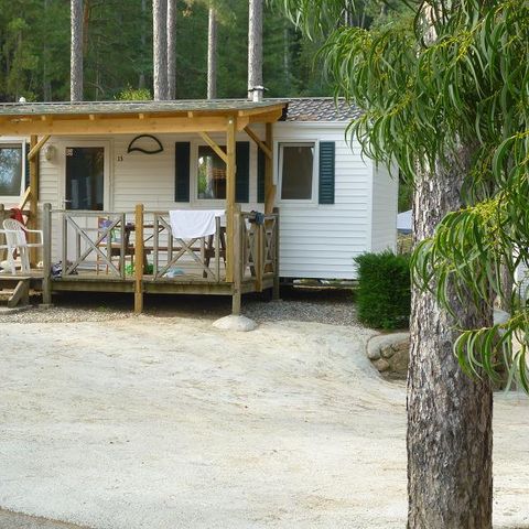 Stacaravan 4 personen - MESANGE - stacaravan 28 m² - stacaravan