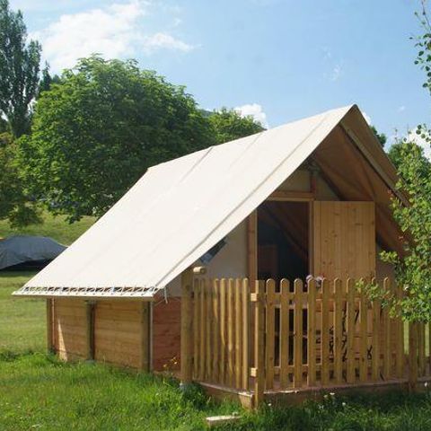 tent 4 personen - Edelweisshut (zonder sanitair)