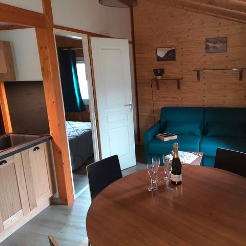 Chalet 6 personen - Alizé veranda - 2 slaapkamers