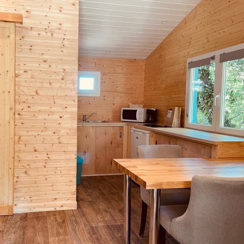 CHALET 5 personnes - Chalet 35m2 (2 chambres) 5 pers.  Climatisation