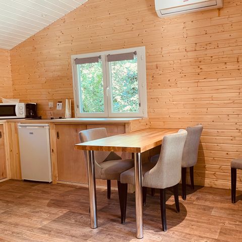 Chalet 4 Personen - Chalet, 35 m² (2 Schlafzimmer), 4 Personen. Klimaanlage