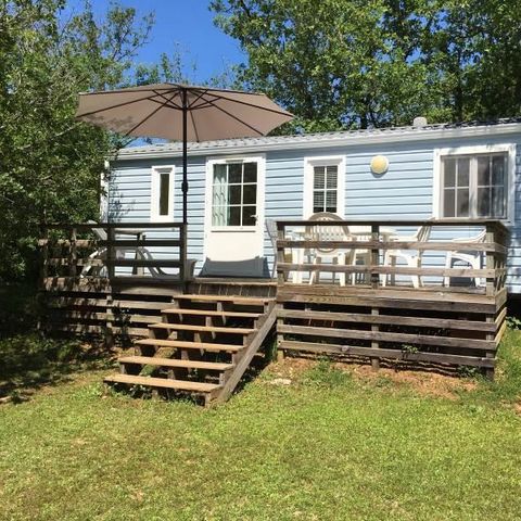 MOBILHOME 6 personas - CALVI 2 dormitorios con terraza