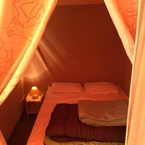 CANVAS AND WOOD TENT 5 people - Canada lodge tent