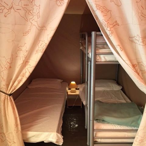 TENTE TOILE ET BOIS 5 personnes - Tente lodge Canada