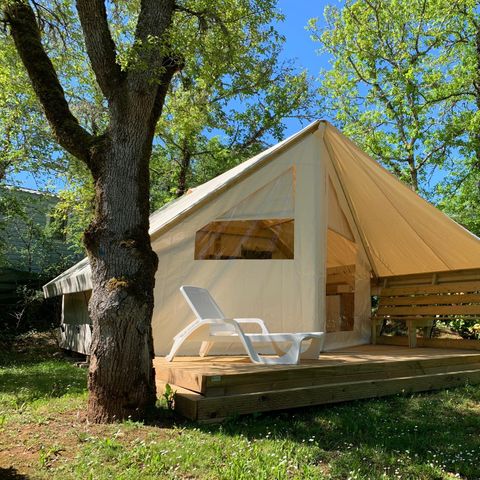 TENDA IN TELA E LEGNO 5 persone - Tenda lodge junior