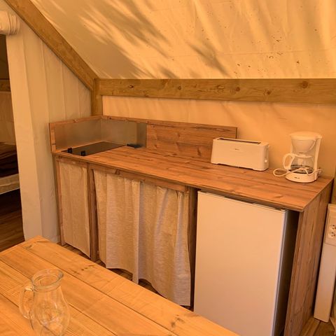 TENDA IN TELA E LEGNO 5 persone - Tenda lodge junior