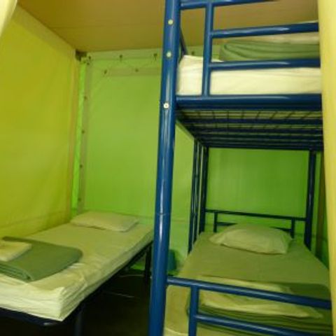 Zelt 5 personen - STANDARD-LODGE (OHNE SANITÄRANLAGEN)