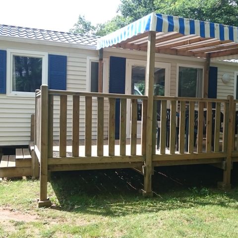 MOBILE HOME 6 people - COMFORT SEMI-COVERED TERRACE