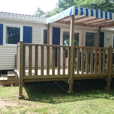 MOBILHOME 6 personnes - CONFORT TERRASSE SEMI COUVERTE