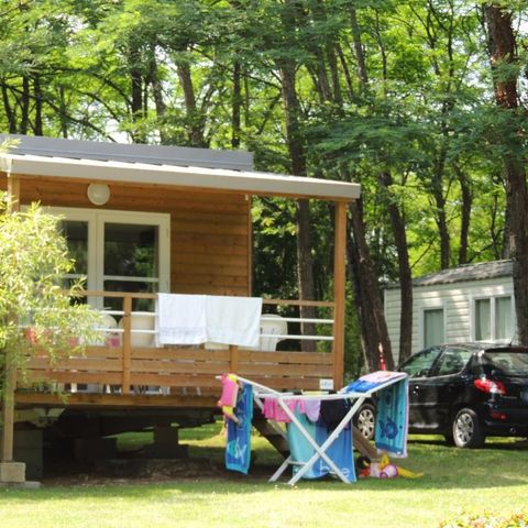 MOBILHOME 6 personas - CONFORT TERRAZA SEMICUBIERTA