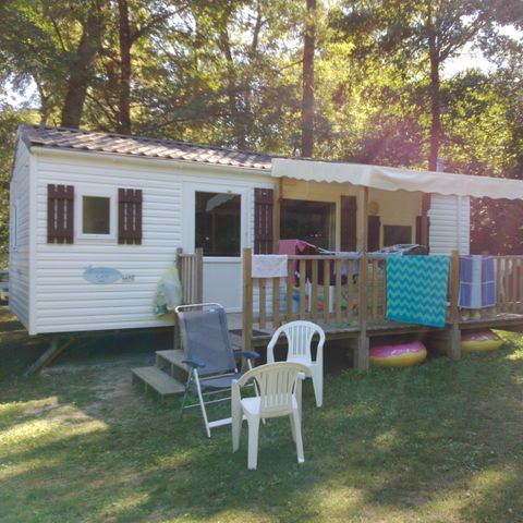 MOBILHOME 4 personas - STANDARD 29 m² de terraza cubierta