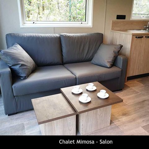 Chalet 4 Personen - Mimosa - TV - 47 m² mit überdachter Terrasse - 2 Schlafzimmer