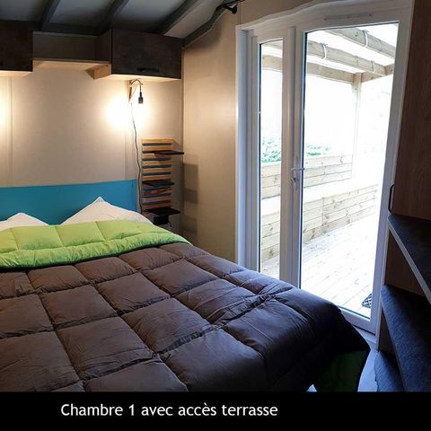 CHALET 4 people - Mimosa - 47 m² with covered terrace - 2 bedrooms