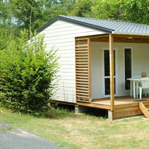 Chalet 2 personen - Cajou 24m² mit überdachter Terrasse - 1 Schlafzimmer