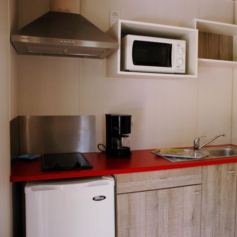 Chalet 2 persons - Cajou 24m² with covered terrace - 1 bedroom