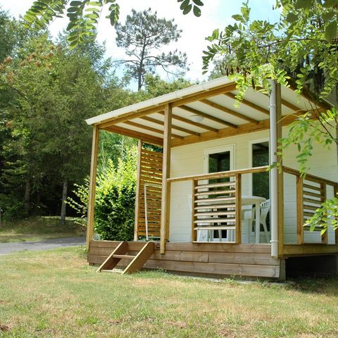 Chalet 2 personen - Cajou 24m² mit überdachter Terrasse - 1 Schlafzimmer