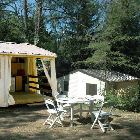Bungalowzelt 4 personen - TITHOME 21m² / 2 Zimmer (ohne Sanitäranlagen)