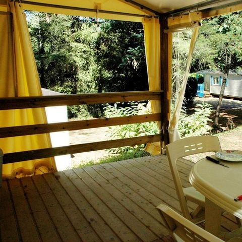 Glamping tent 4 persons - TITHOME 21m² / 2 bedrooms (without bathroom)