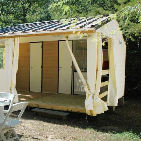 Bungalowzelt 4 personen - TITHOME 21m² / 2 Zimmer (ohne Sanitäranlagen)
