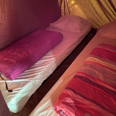 Zelt 5 Personen - Voll ausgestattetes Zelt 29m² - 3 Zimmer (ohne Sanitäranlagen)