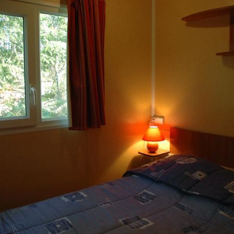 Mobilheim 4 personen - 4 - 33m² mit überdachter Terrasse / 2 Schlafzimmer