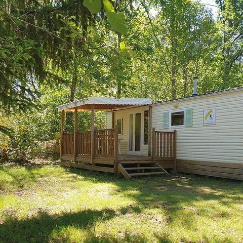 MOBILHOME 5 personnes - M8 - 35m² avec  terrasse couverte / 2 chambres