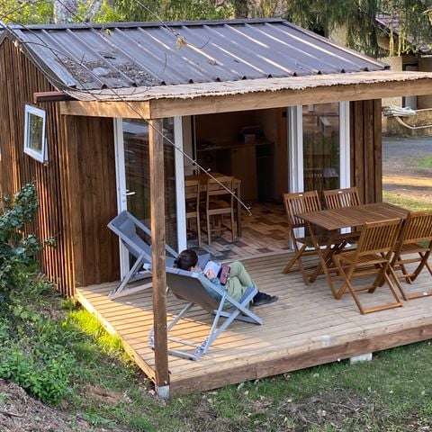 Stacaravan 4 personen - CABANE 21m² / 2 slaapkamers (geen sanitair)