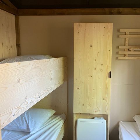 Chalet 5 personen - Chalet Médiéval - CLIM - 37 m² met halfoverdekt terras - 2 slaapkamers