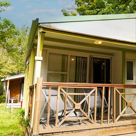 CHALET 5 persone - Club 5 TV - 32m² con terrazza coperta - 2 camere da letto