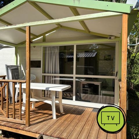 Chalet 5 personen - Club 5 TV - 32m² mit überdachter Terrasse - 2 Schlafzimmer