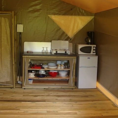 Tent van canvas en hout 4 personen - Lodge Canada Classic
