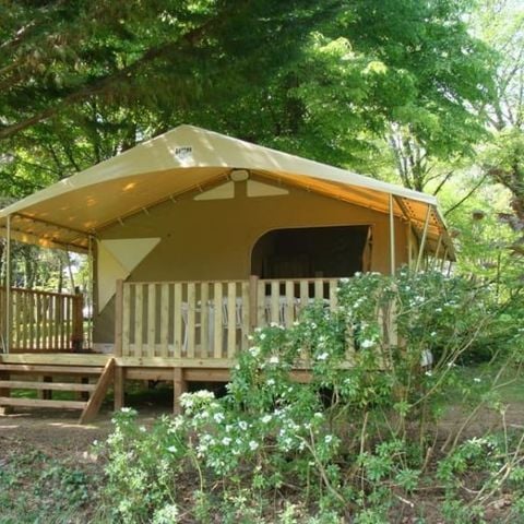 CANVAS AND WOOD TENT 4 people - Lodge Canada Classic