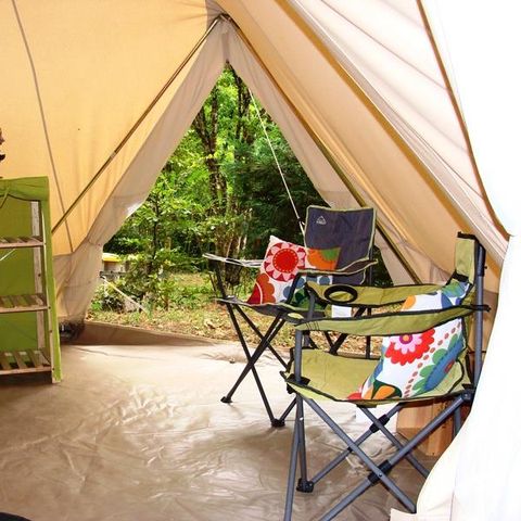 Tente en toile et en bois 2 personnes - Tente Sahara - Duo
