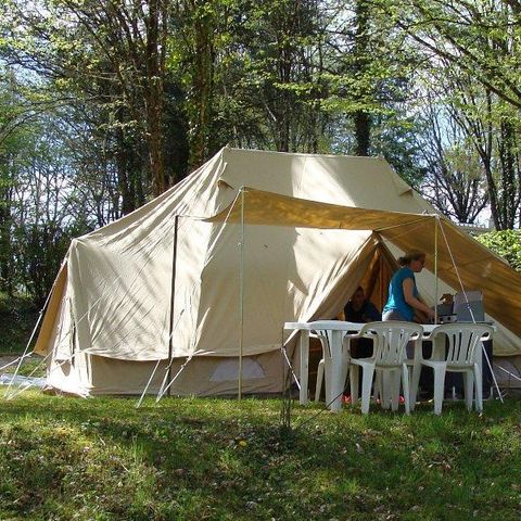 Tente en toile et en bois 2 personnes - Tente Sahara - Duo