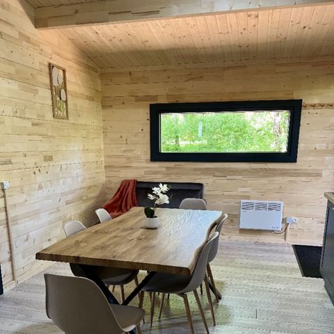 CHALET 5 personas - Chalet de 35m2 con aire acondicionado