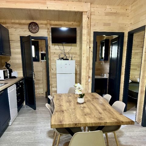 CHALET 5 personas - Chalet de 35m2 con aire acondicionado