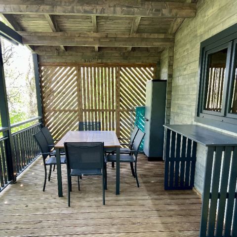 Chalet 5 personen - Chalet van 35 m2 met airconditioning