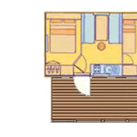 Mobile home 4 persons - WITHOUT SANITARY FACILITIES