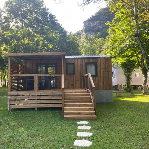 Mobilheim 4 personen - rapidhome Hütte Vintage neu