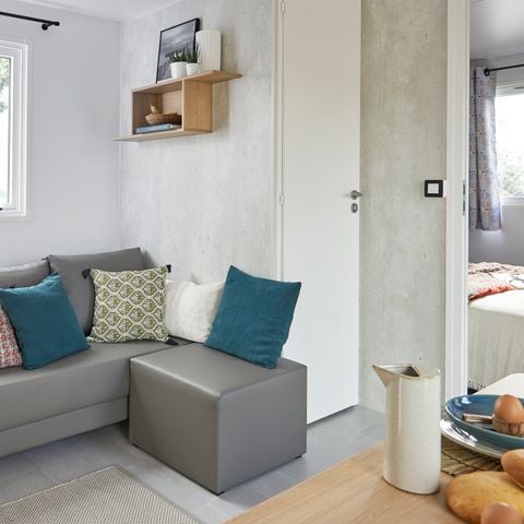 CASA MOBILE 4 persone - Grand Large - 2 camere da letto - 30 m2 (+Molto grande 22,5 m2 terrazza semicoperta)