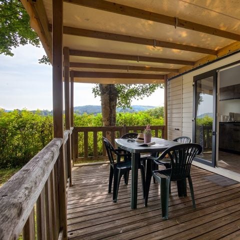 Mobilheim 4 Personen - Bahia - 2 Zimmer - 28 m2 (+überdachte Terrasse 11 m2) 4 Personen